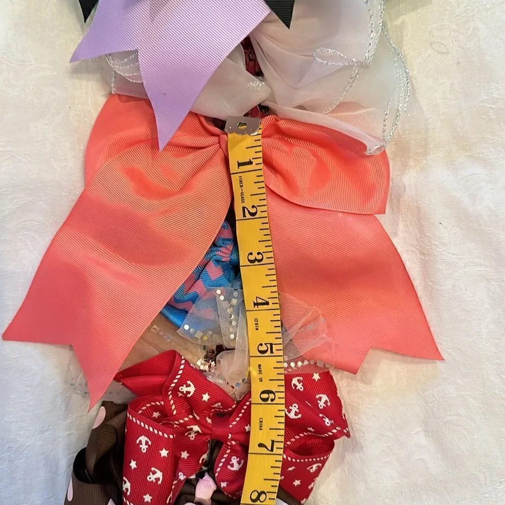 Hair Bows Barettes Set of 40 All Colors